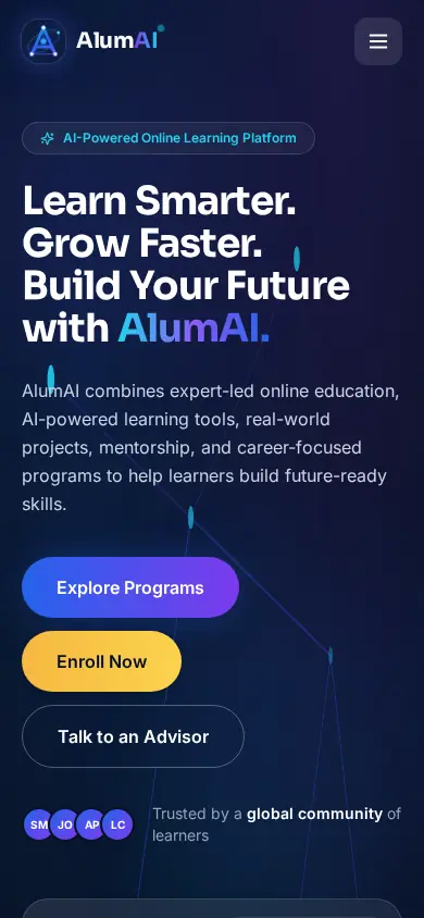 AlumAI on mobile