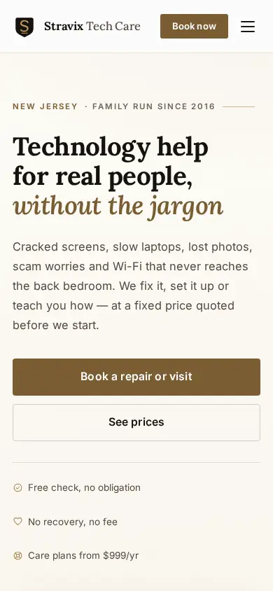 Stravix Technologies on mobile
