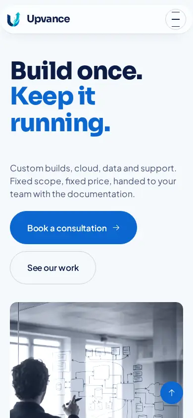 Upvance Technologies on mobile